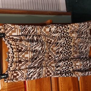 Alfred Dunner tiered maxi skirt
